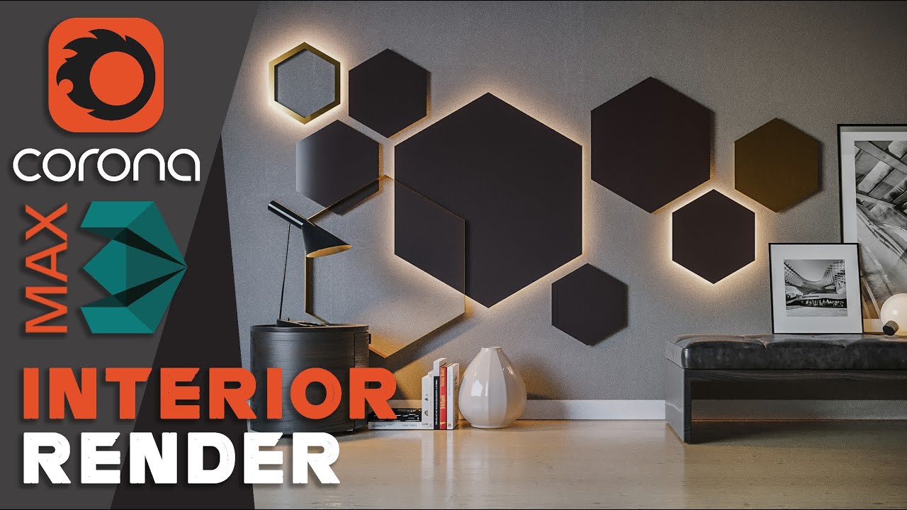 Hexagon Interior Rendering Tutorial | 3DS-MAX | CORONA RENDER 5