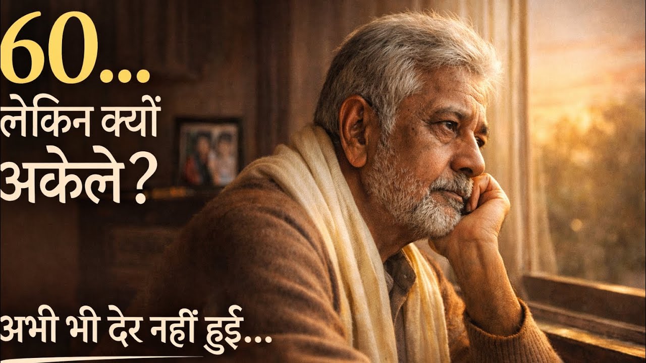 60 के बाद क्यों बढ़ता है अकेलापन? सच्चाई जानिए  🤔🤔🤔
