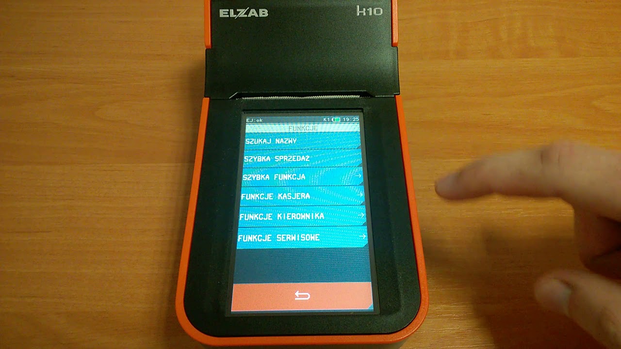 Kasa fiskalna Elzab K10 - Wydruk archiwalnych paragonów/raportów z kopii elektronicznej