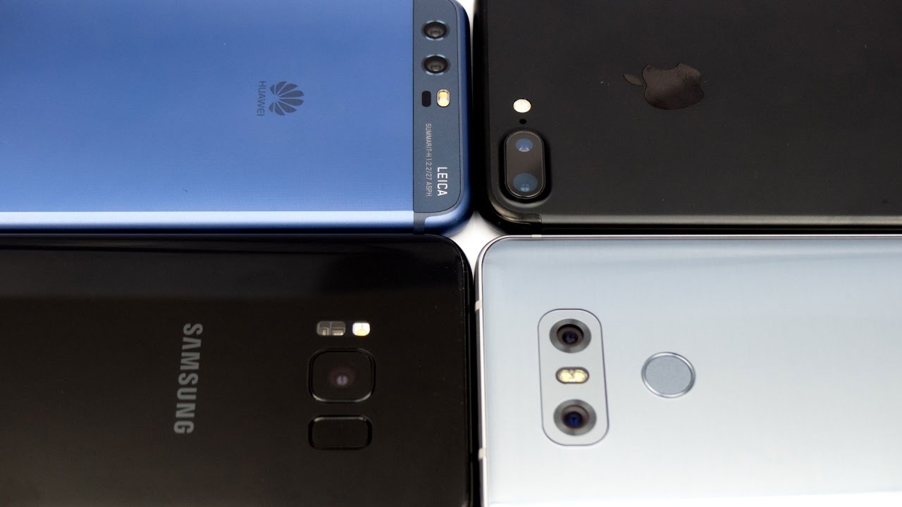 Samsung Galaxy S8+ vs iPhone 7 Plus vs Huawei P10 vs LG G6