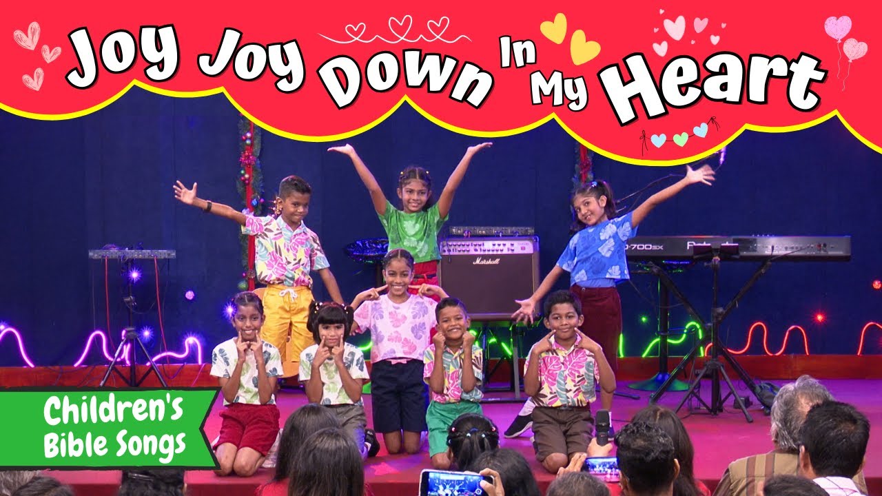 Joy Joy Down in my Heart | Bible songs for kids | bible action song for children | BF KIDS