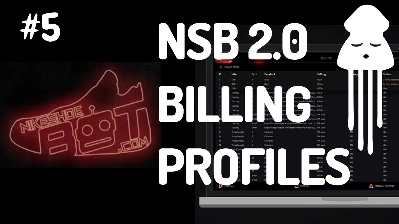 #5 Nike Shoe Bot 2.0 | Billing Profiles