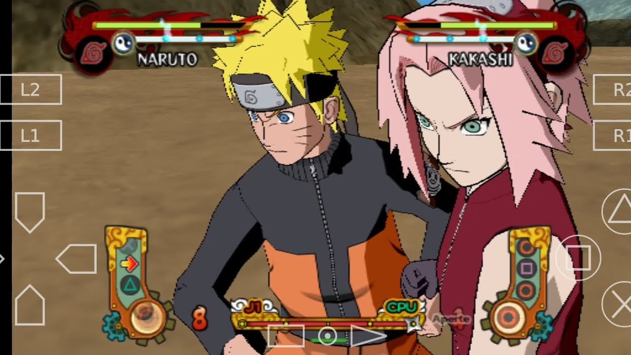 Naruto e Sakura vs Kakashi [insano] @NarutoGamerBRoficial 