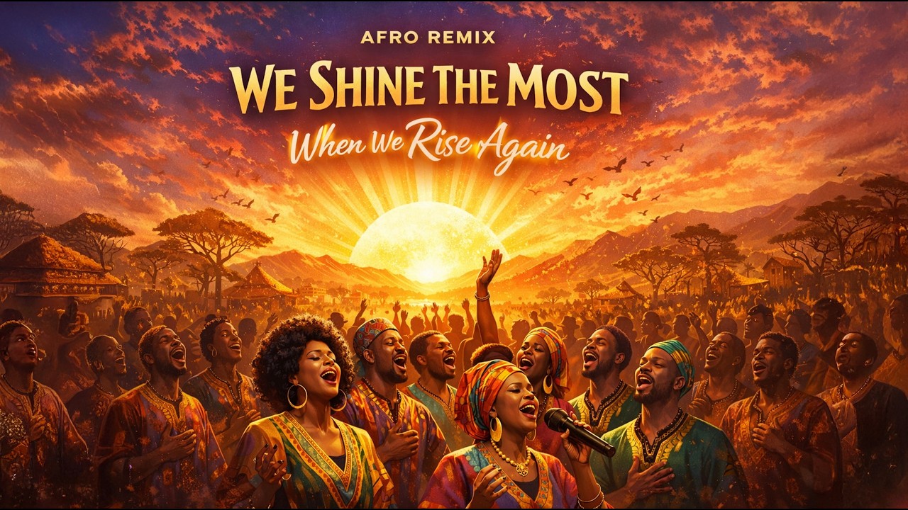 We Shine The Most When We Rise Again (Afro Remix) | Powerful Choir Afro House 2026