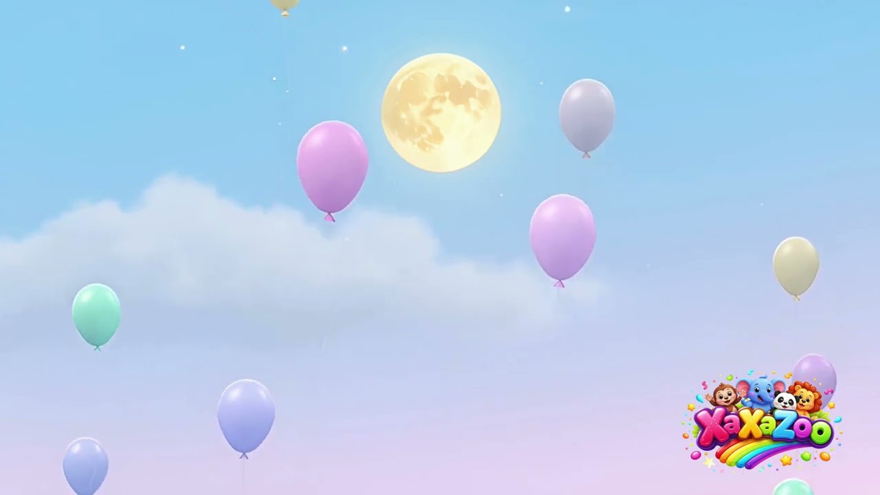 🎈 Balões Mágicos Flutuando no Céu | Música Infantil XaXazoo ✨