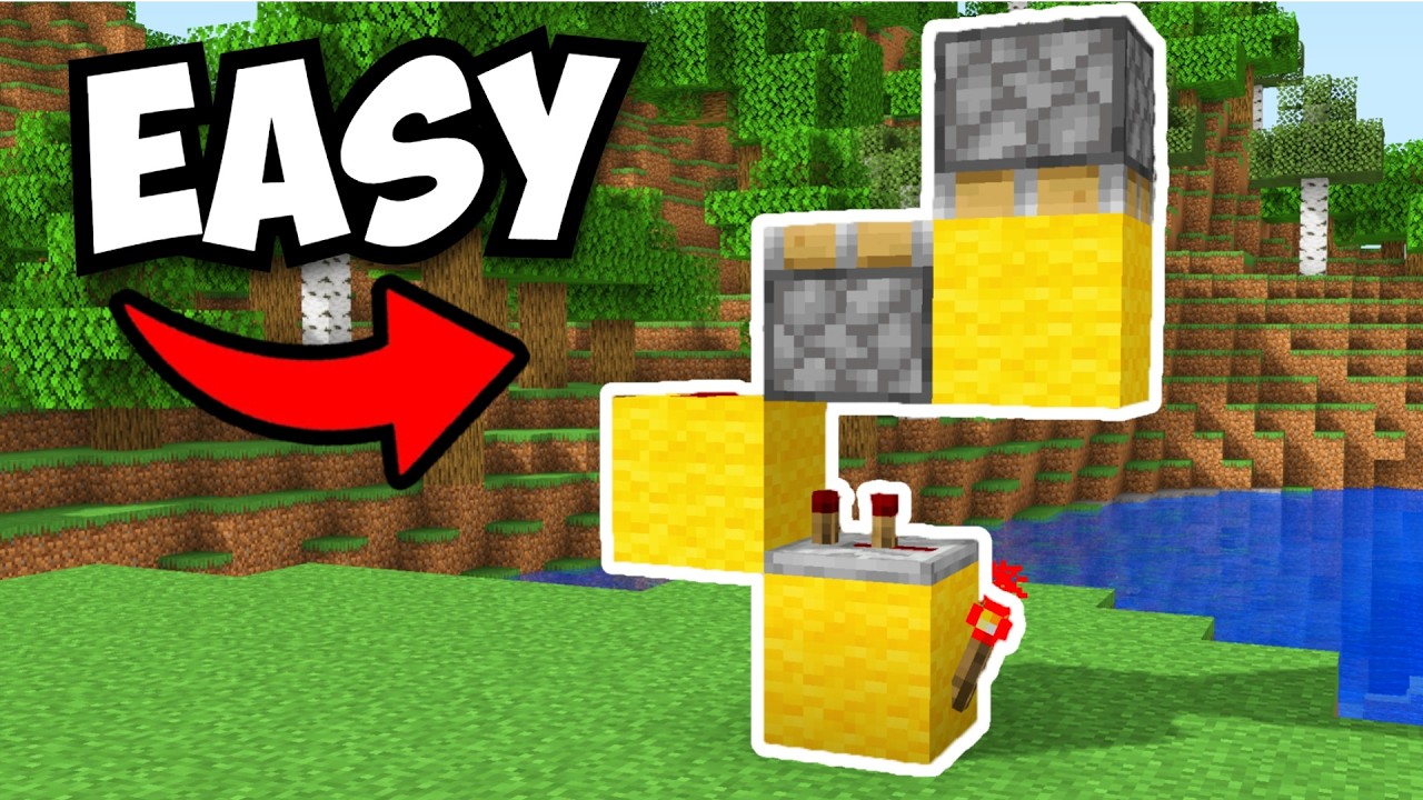 Minecraft EASY Redstone Torch Key | 1.21 Tutorial