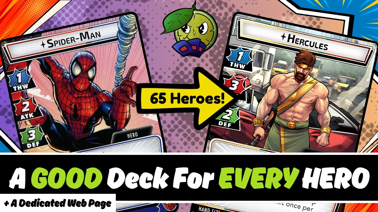 Marvel Champions Deck Guide: A GOOD Deck for EVERY Hero