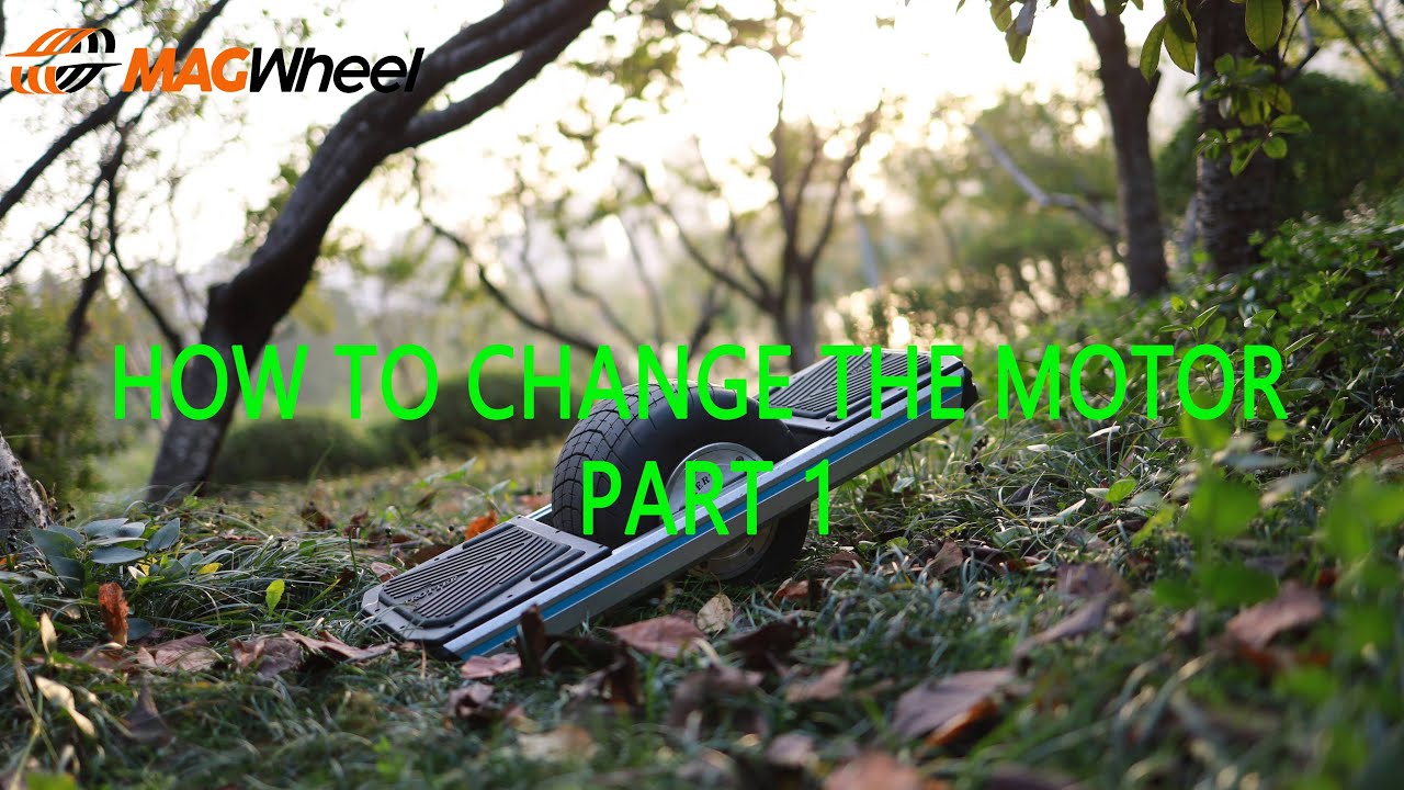 Trotter MAGWheel - How to change the motor of one wheel scooter - Part 1