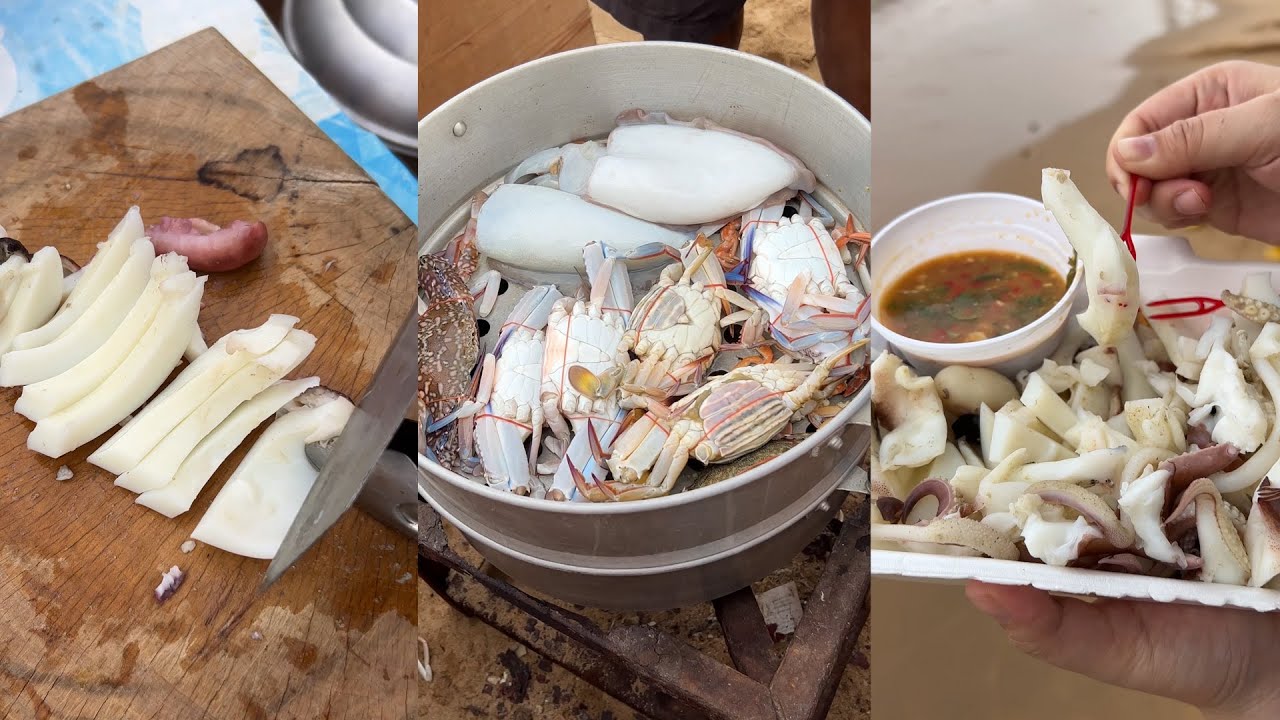 สดๆจากเรือ ตลาดประมงจอมเทียนพัทยา