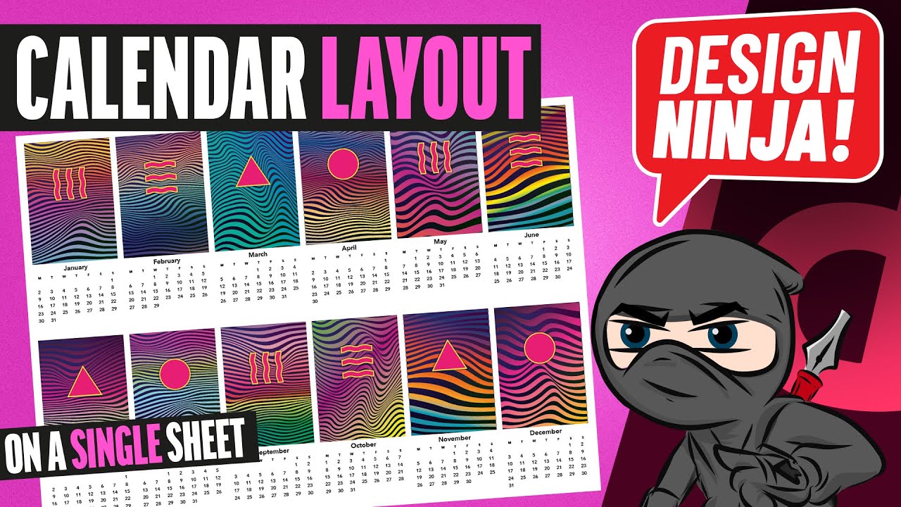 Create a Calendar Layout on a Single Sheet in InDesign
