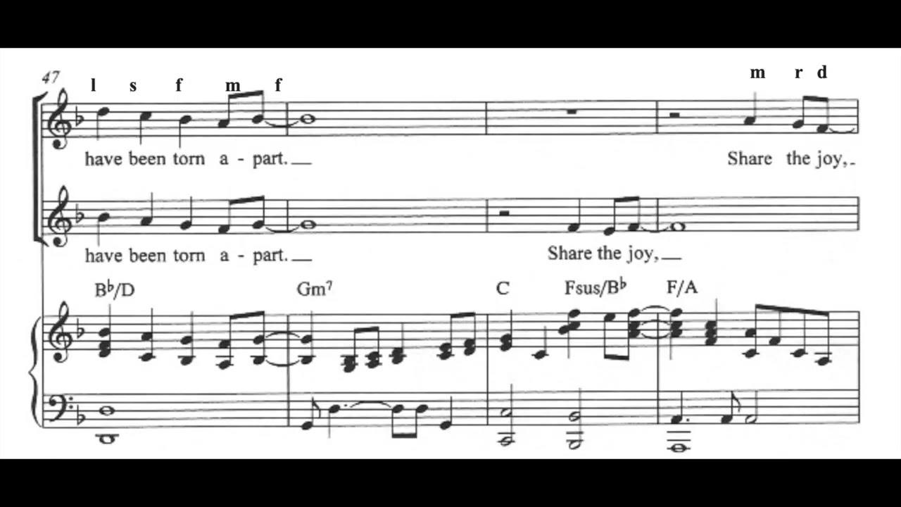 Why we sing (SA) 伴奏