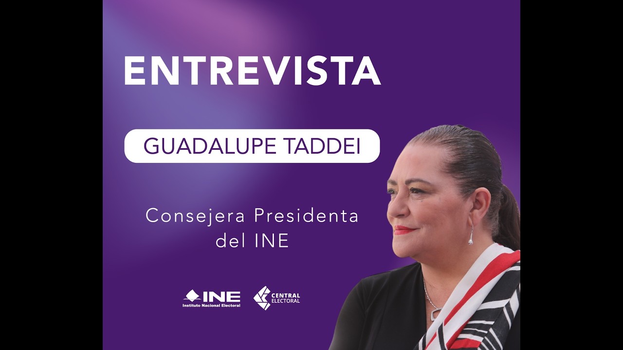 Entrevista de la Consejera Presidenta Guadalupe Taddei con Alejandro Domínguez para Milenio TV