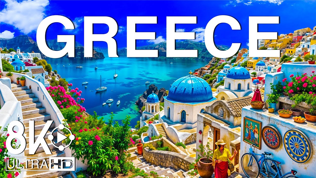 Wonders of GREECE | Discover the Breathtaking Beauty and Ancient Charm of Greece | Travel 8K UHD
