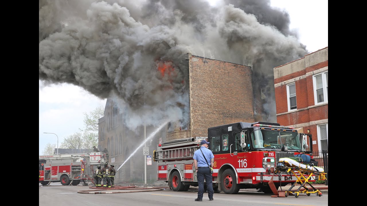 Chicago Fire Department Still & Box Alarm at 59th and Carpenter