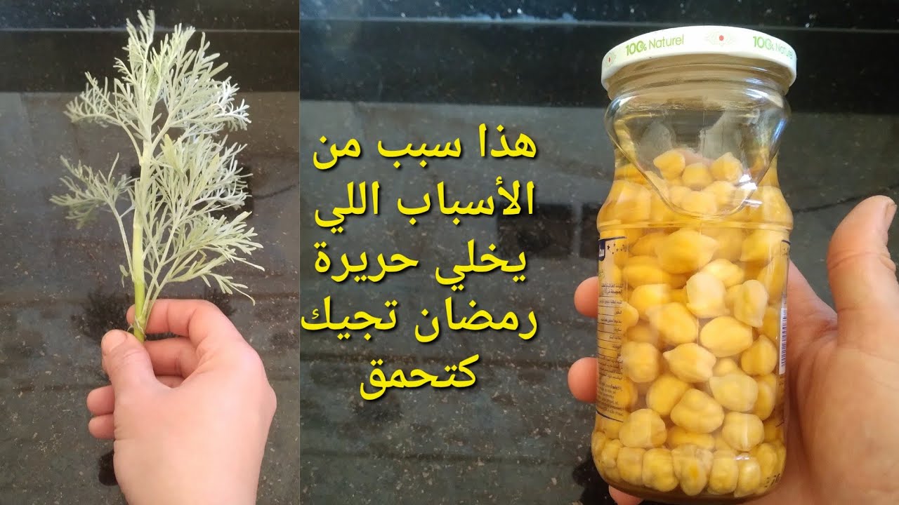 فكرة خطيرة لحمص رمضان باش تجيك الحريرة زوينة/الإحتفاظ بالشيبة طيلة العام.