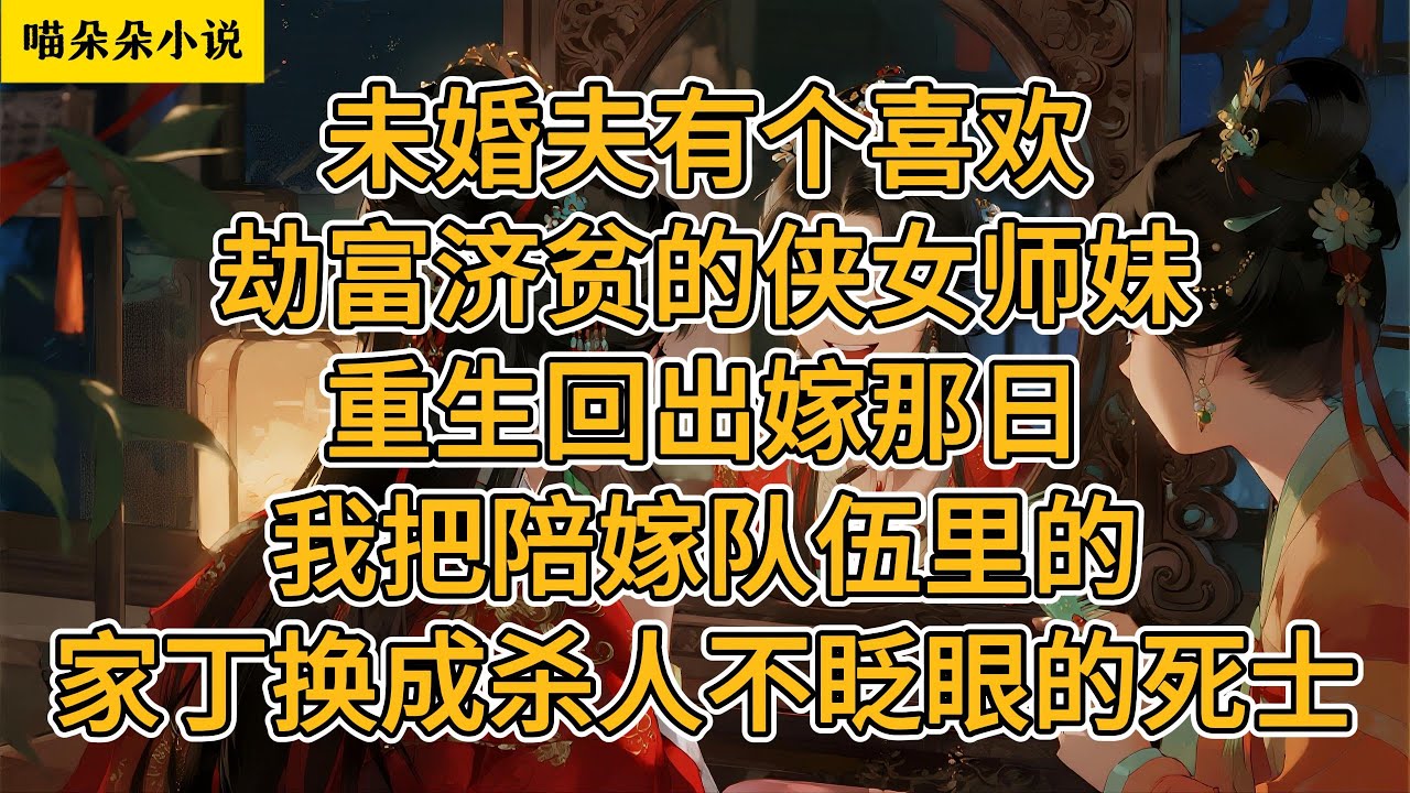 未婚夫有个喜欢劫富济贫的侠女师妹。重生回出嫁那日，我把陪嫁队伍里的家丁换成杀人不眨眼的死士。#一口氣看完 #小说 #小説 #故事