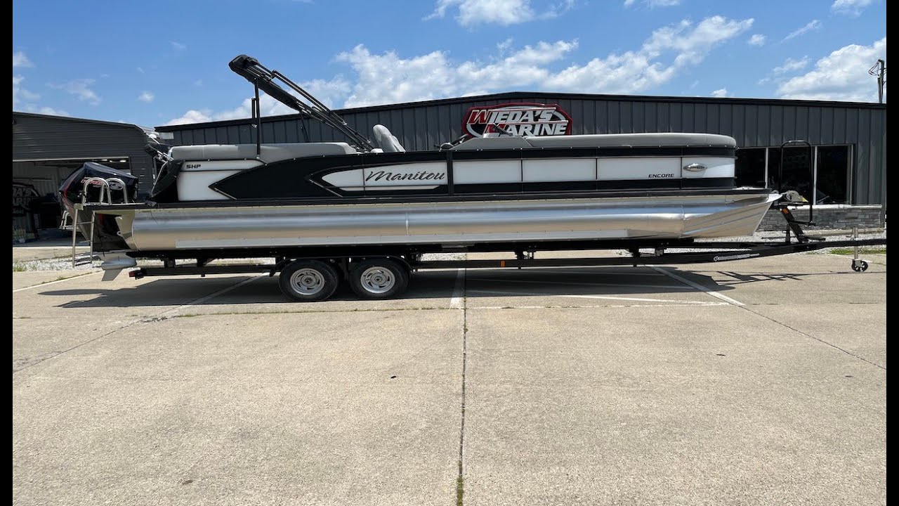 300 HORSEPOWER PONTOON!! 2022 Manitou Encore 25 RF SHP 575