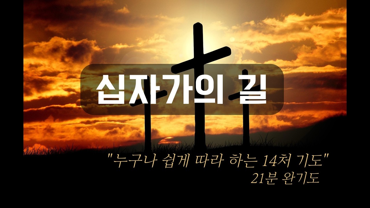 [2026 사순 시기] 집에서 조용히 바치는 십자가의 길 14처 기도 (나레이션 포함)
