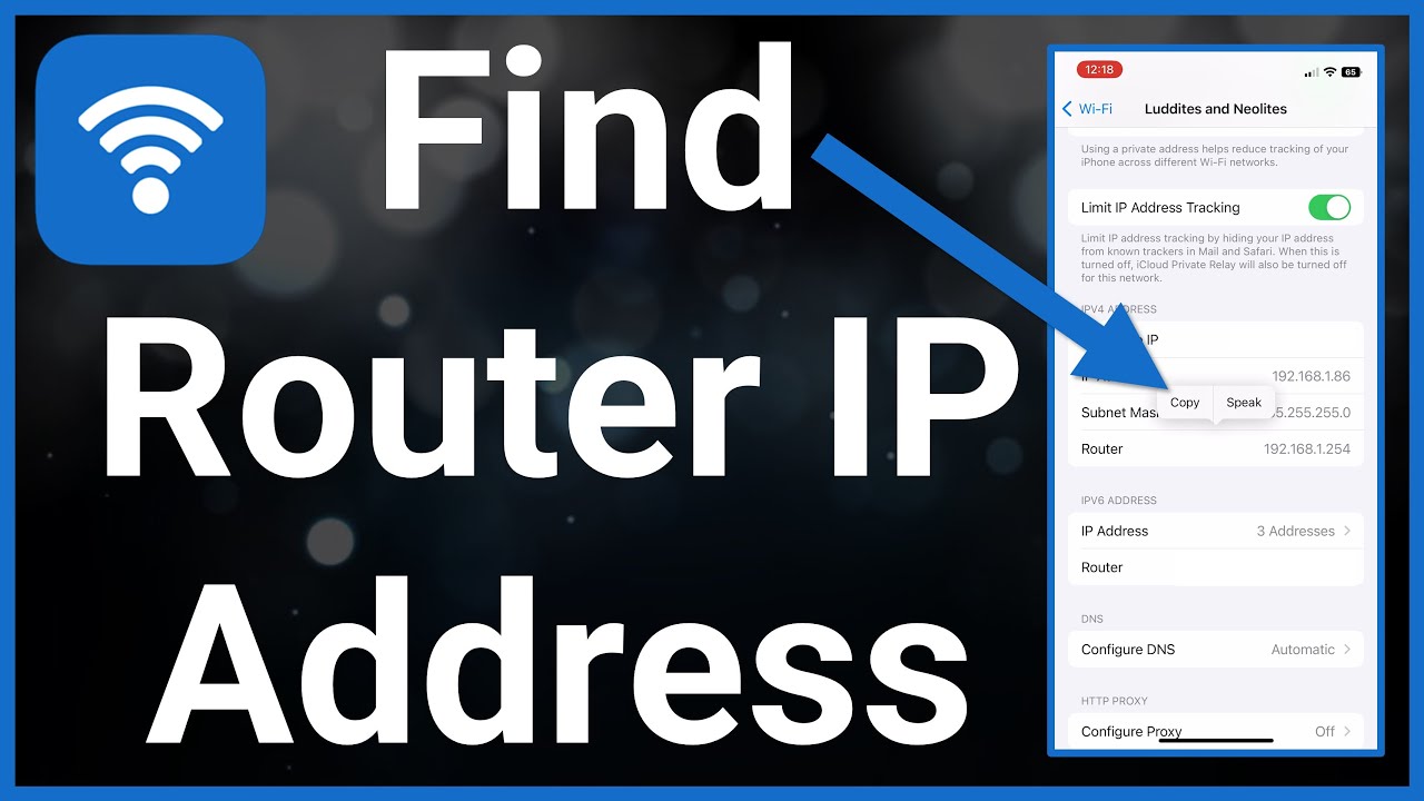 How To Find Router IP Address On iPhone