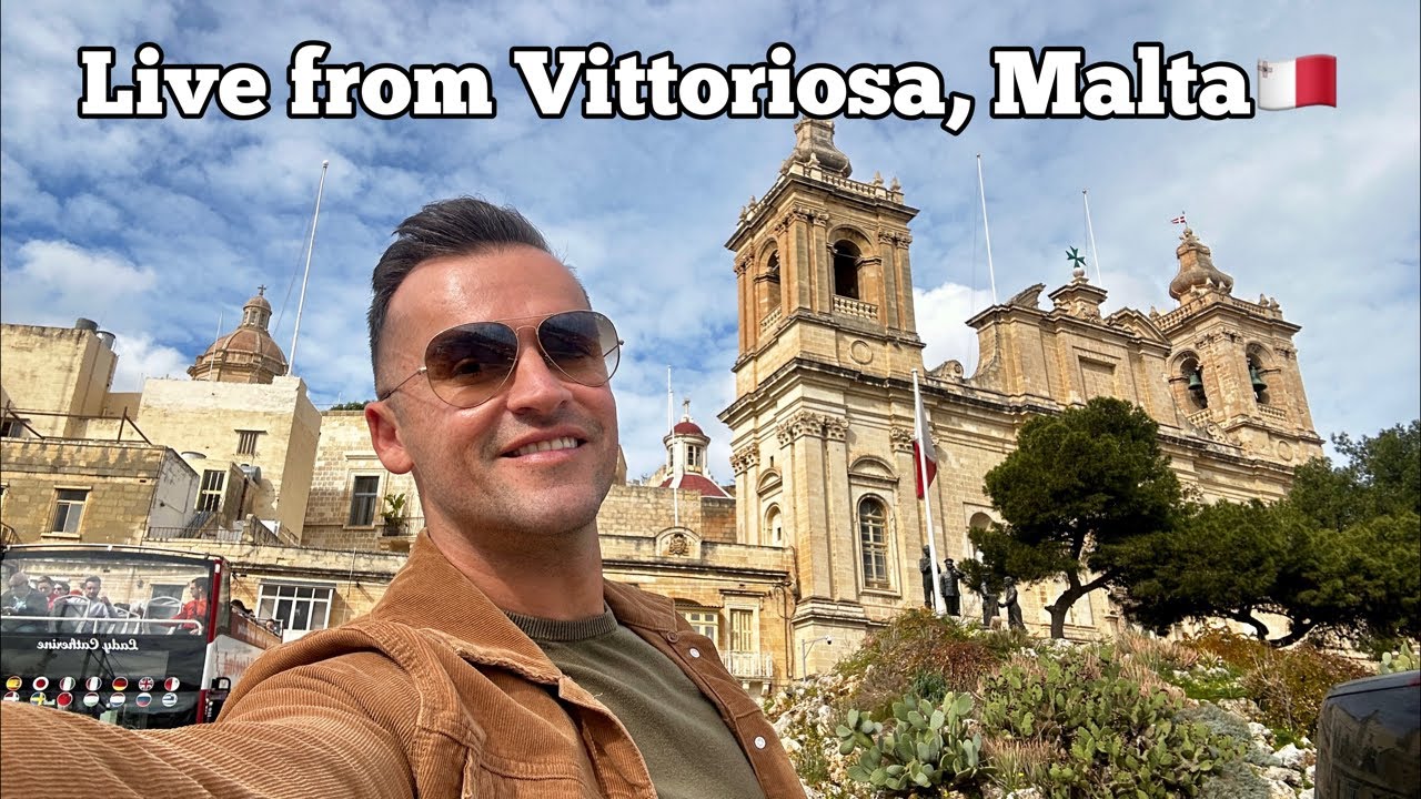 Live from the most beautiful city in Malta, Vittoriosa🇲🇹