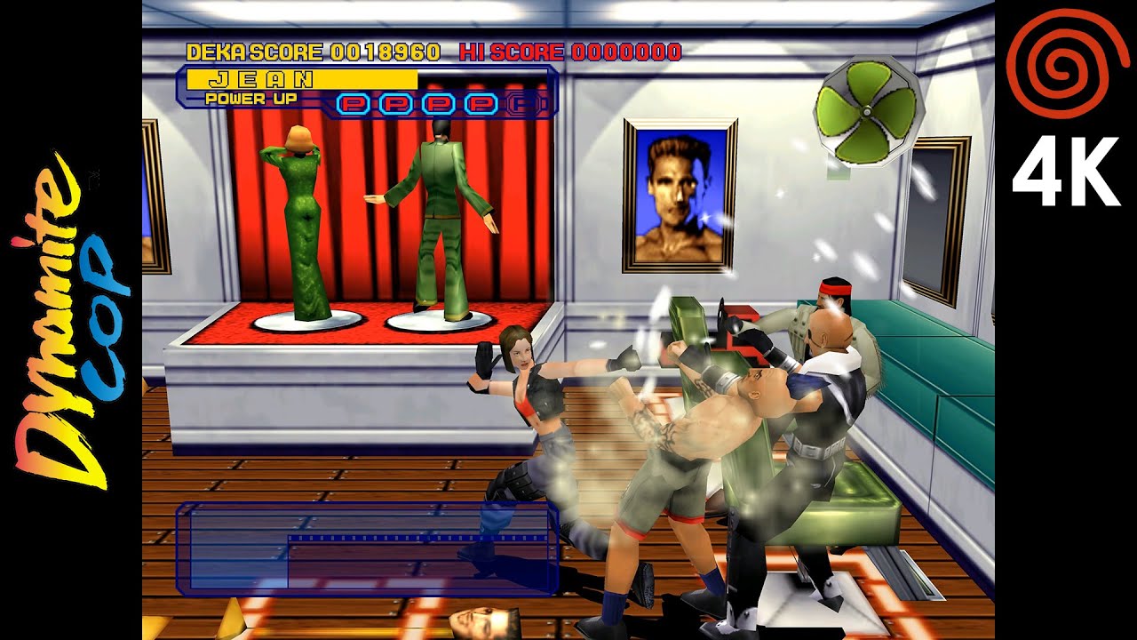 Dynamite Cop (4K / 2160p / 60fps) | Redream Emulator (Premium) on PC | Sega Dreamcast
