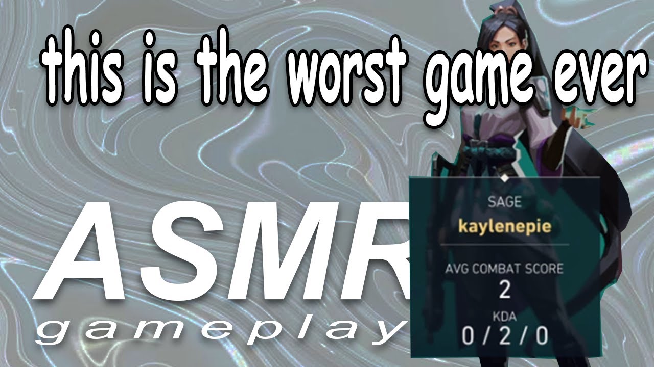 [asmr] trying valorant for the first time (gone wrong) ⋆ ˚｡⋆୨୧˚ whispering & keyboard sounds ☽˚｡⋆.
