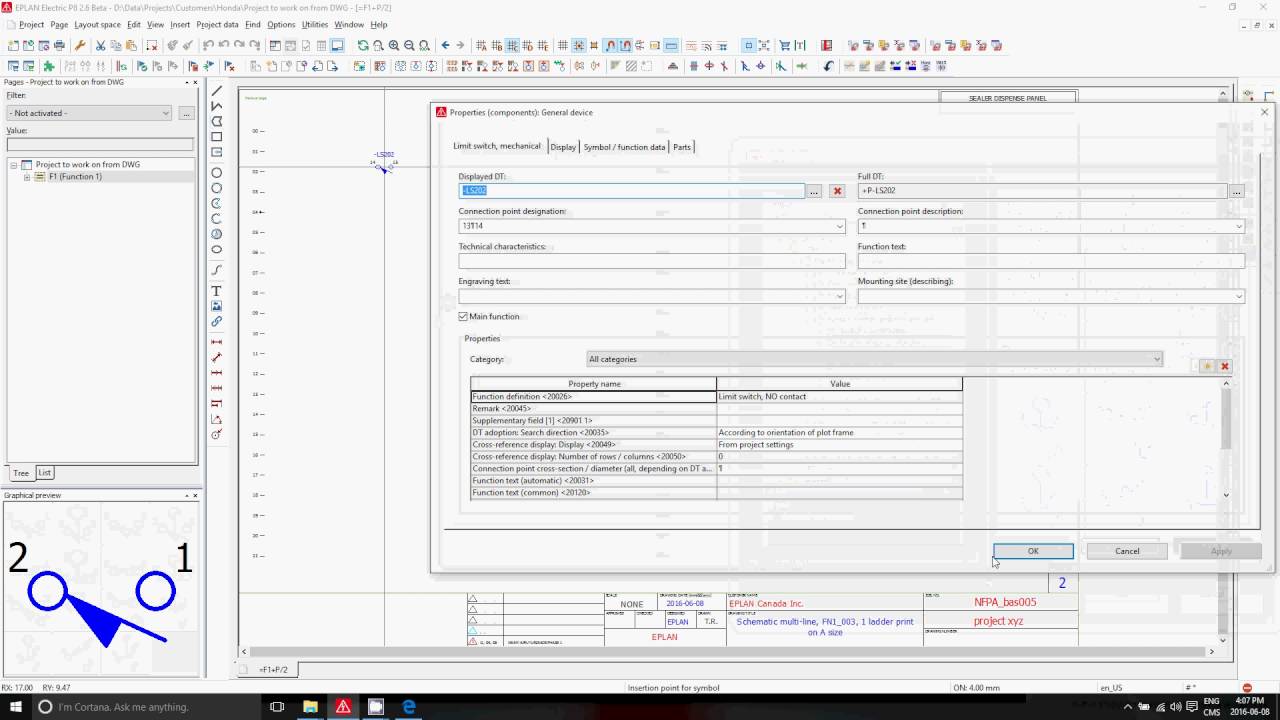 EPLAN ELECTRIC P8 Tutorial on how to handle DWG files EN