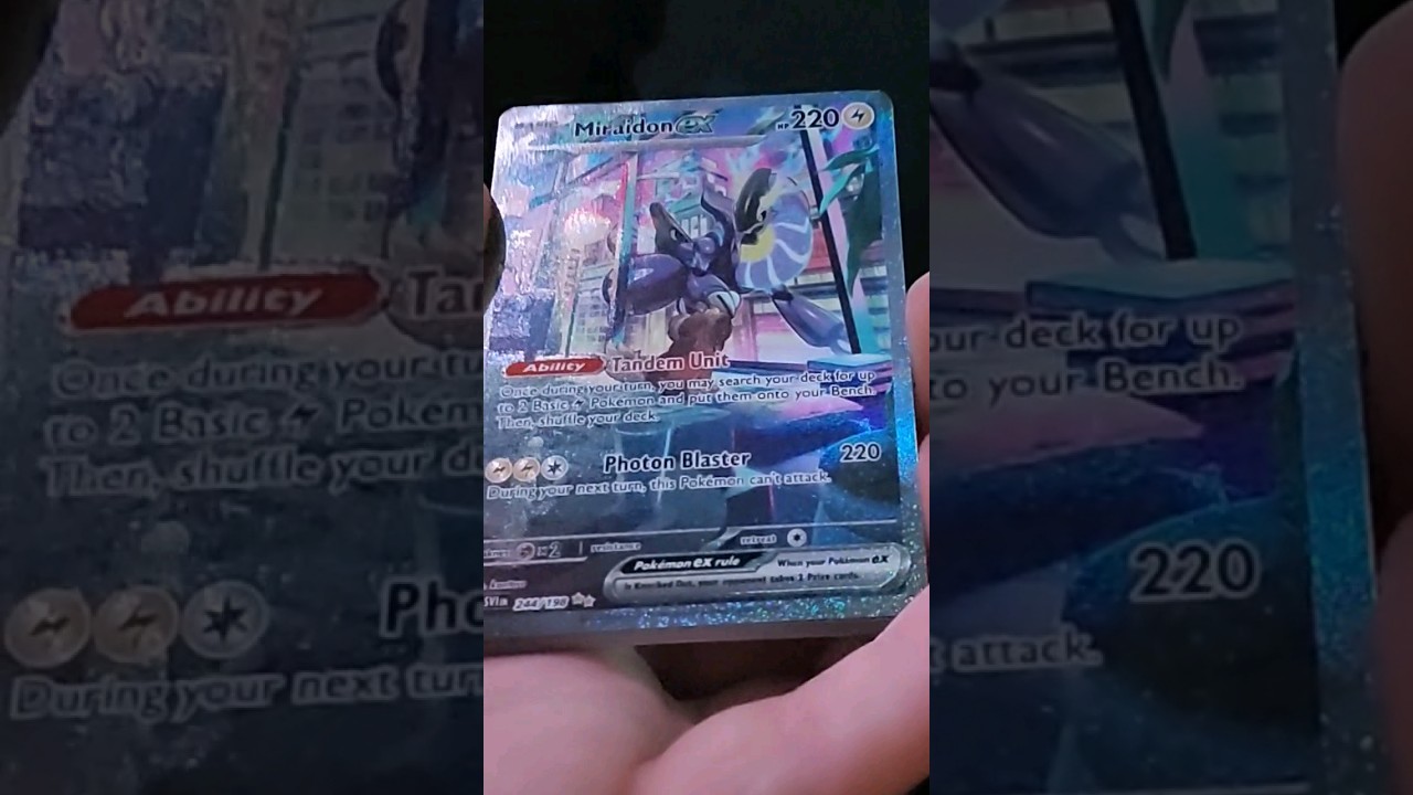 MIRAIDON ex ALT ART PULL! #pokemon