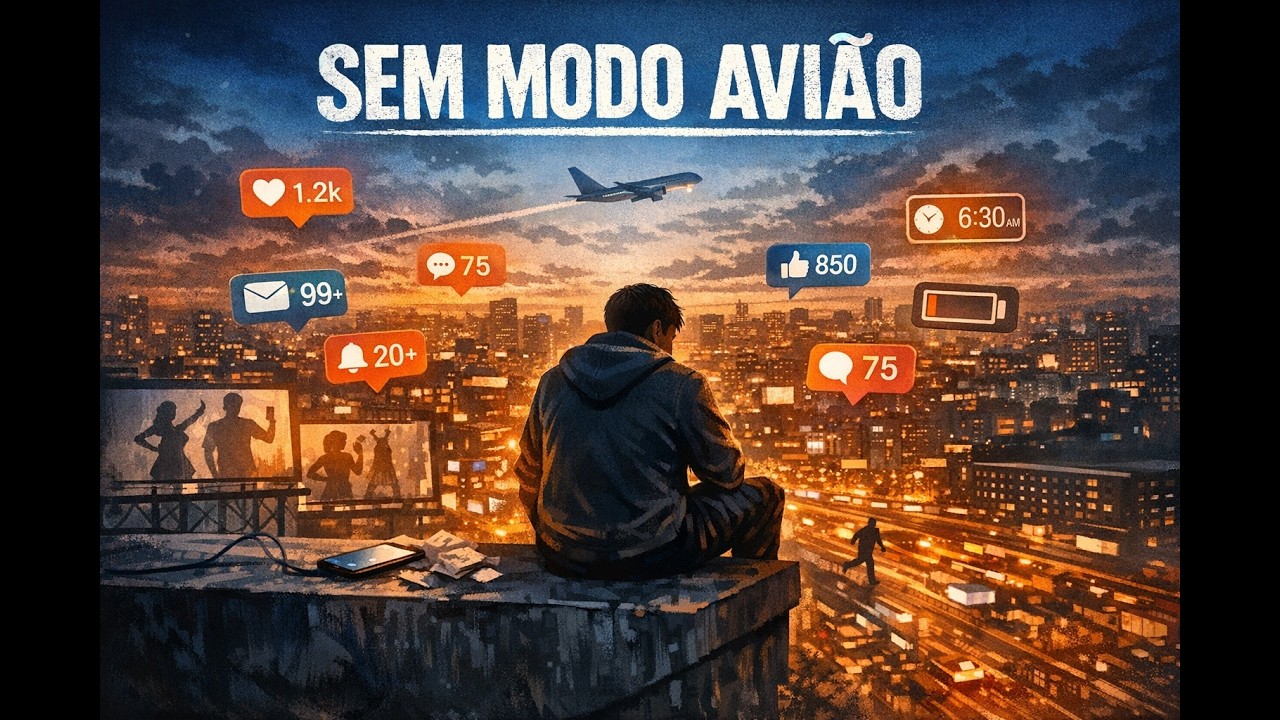 Sem Modo Avião - Rap Consciente 2026 Sobre Ansiedade, Pressão e Redes Sociais