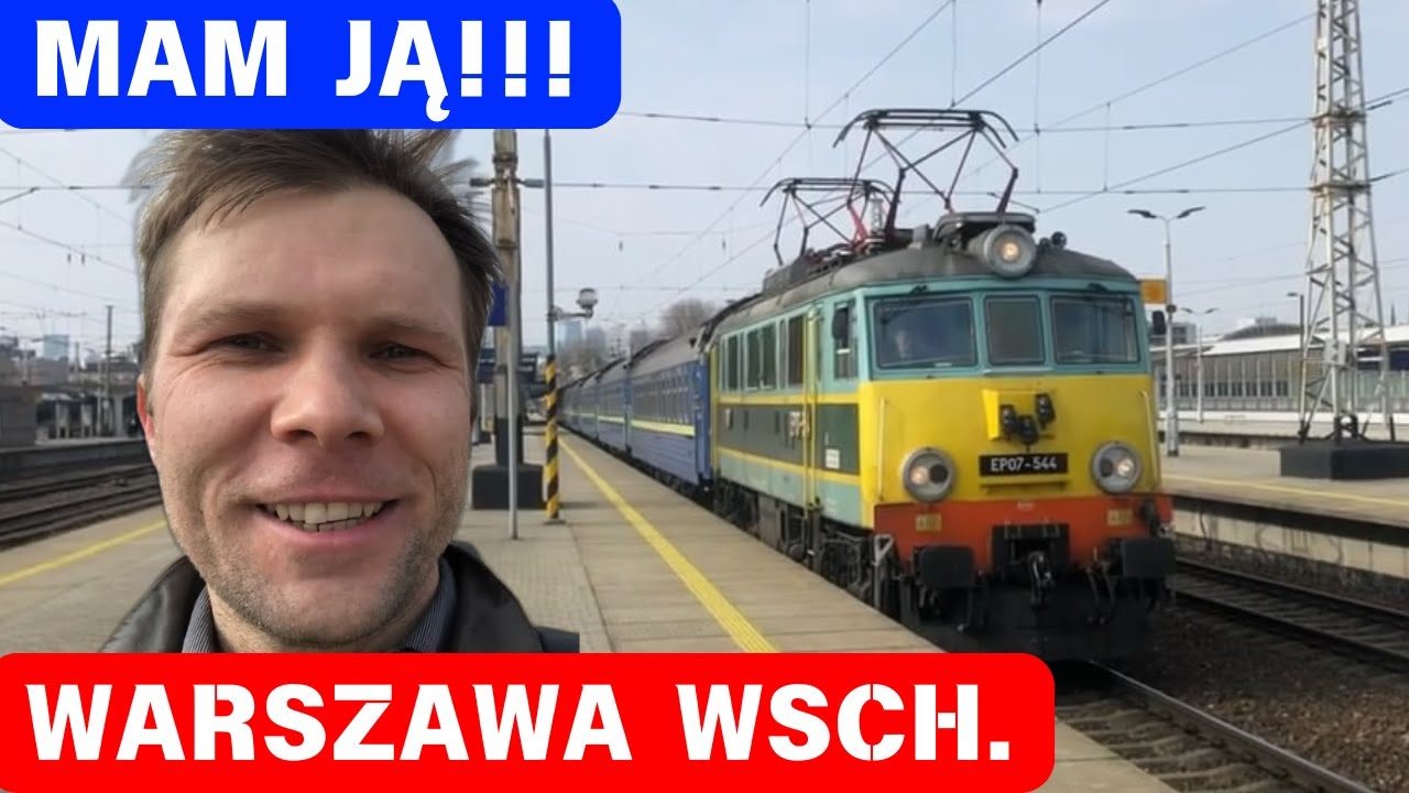 Piękne pociągi na stacji Warszawa Wschodnia Rarytas z IC Kiev Express