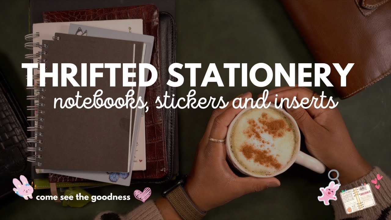 My Stationery Treasures | Cozy Crafty Goodwill Finds #thrifthaul #plannercommunity