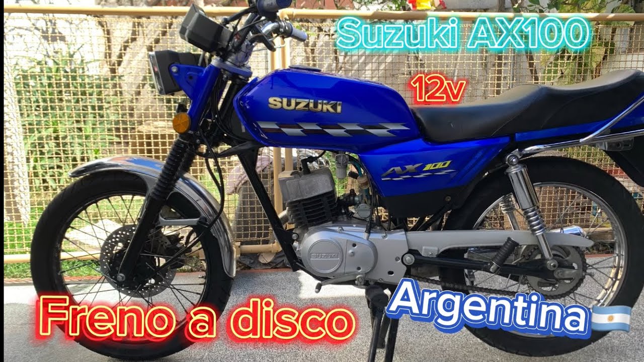 Suzuki AX100 Freno a discoVideo explicativo y al detalle!!
