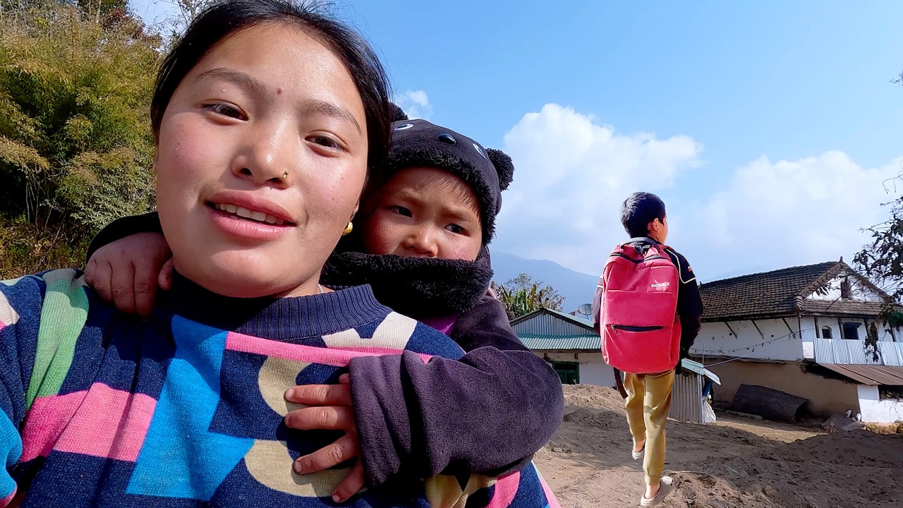 manjita's son is going to school again || Himalayan life of Nepal || shepherd life