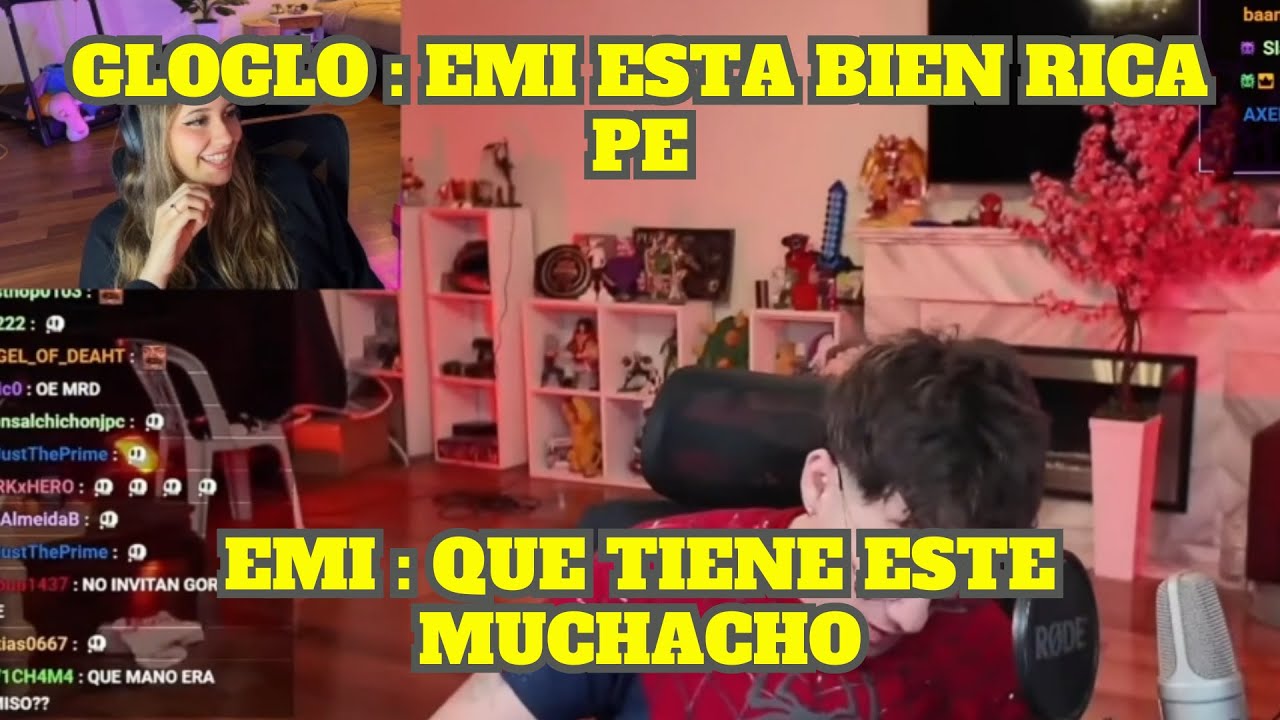 EMIKUKIS REACCIONA A GLOGLO DICIÉNDOLE BONITA