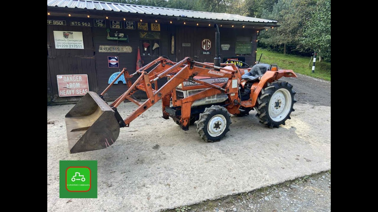 Трактор-погрузчик KUBOTA L180DT 4X4 продается на сайте www.catlowdycarriages.com