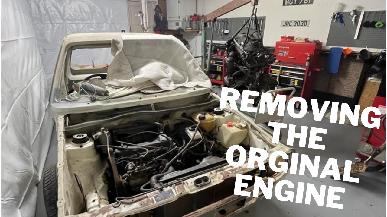 Engine Removal - Episode 2 - 1987 Volkswagen Caddy MK1 Restoration Project
