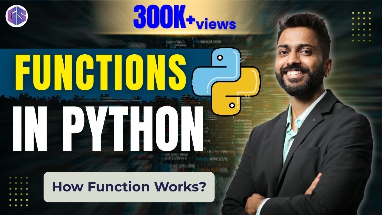Lec-42: Function in Python | How Function works | Python for beginners