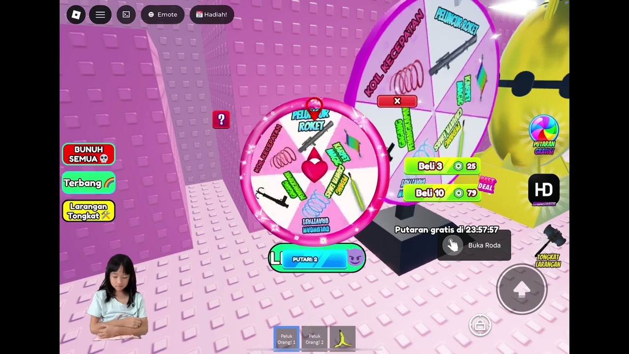 BARU JUGA MAIN EH TIBA-TIBA ADA YG GENDONG SALLY DI MENARA TROLL 😱 #roblox 