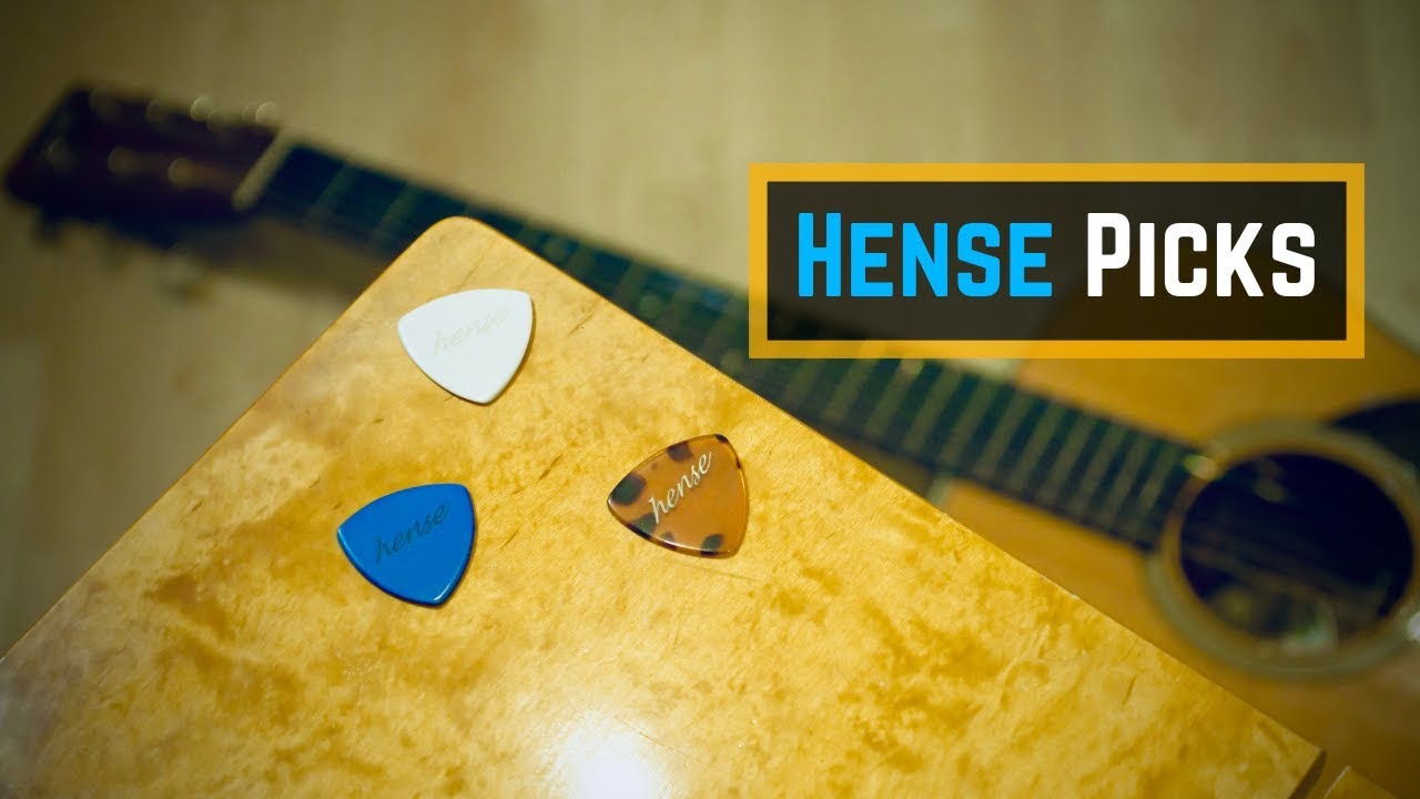 Hense Picks Comparison - 3 Triangle shape for Guitar