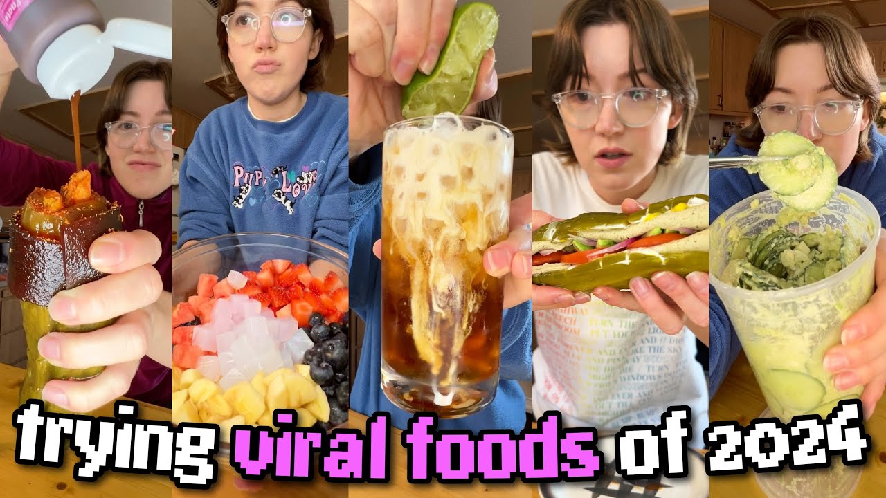 Trying all the VIRAL food trends I missed last year❗️📈 VEGAN🌱 (Part 1)