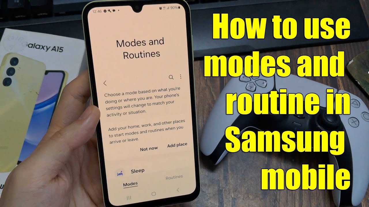 Как пользоваться режимами и сценариями на Samsung | Режимы сна в Samsung Galaxy A15