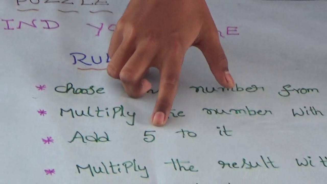 I can find your age | Maths Project |