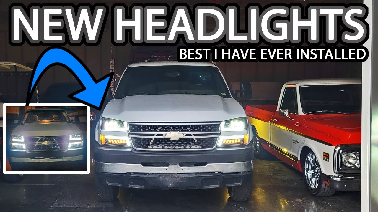 Single Cab Dually Build Part 5 (Installing New Headlight) These are BRIGHT!
