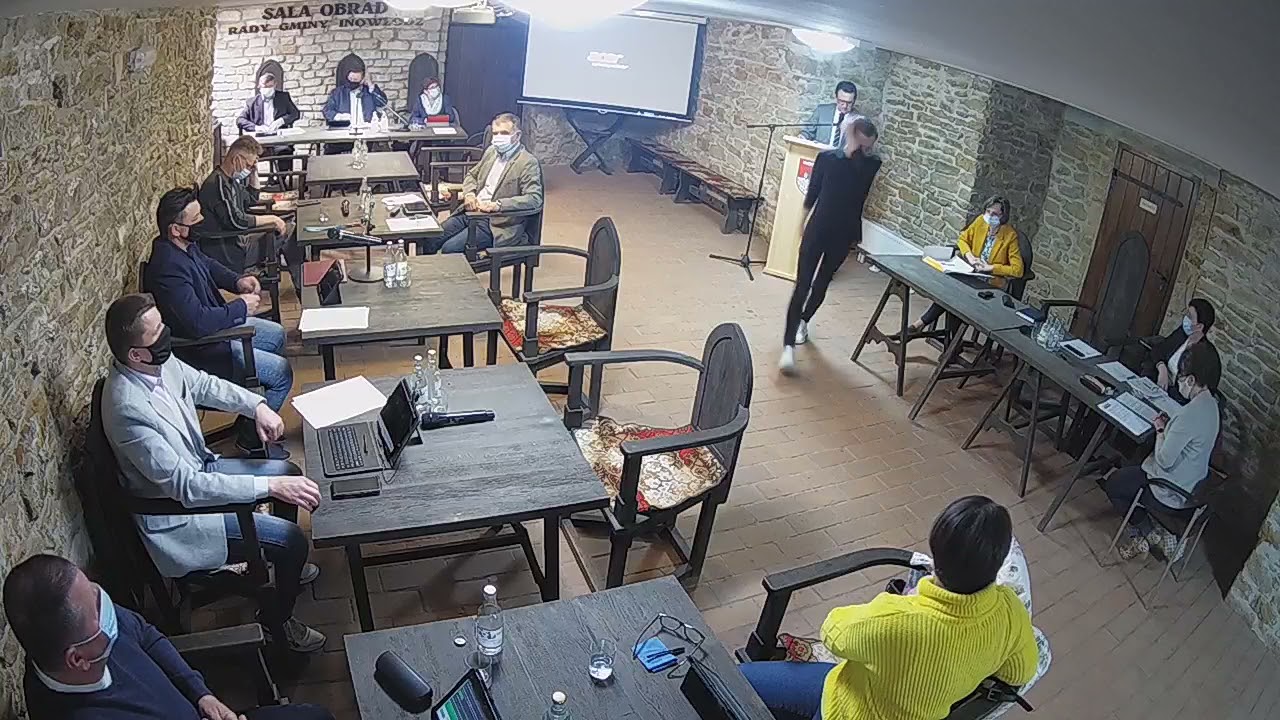 XXXV sesja VIII kadencji Rady Gminy Inowłódz 29/04/2021