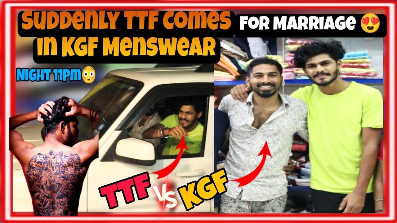 TTF And Time Traveller Purchase Dresses In KGF Menswear🤩At Night 11pm😴Sudden Meet-up💥 APF || TTF 💥