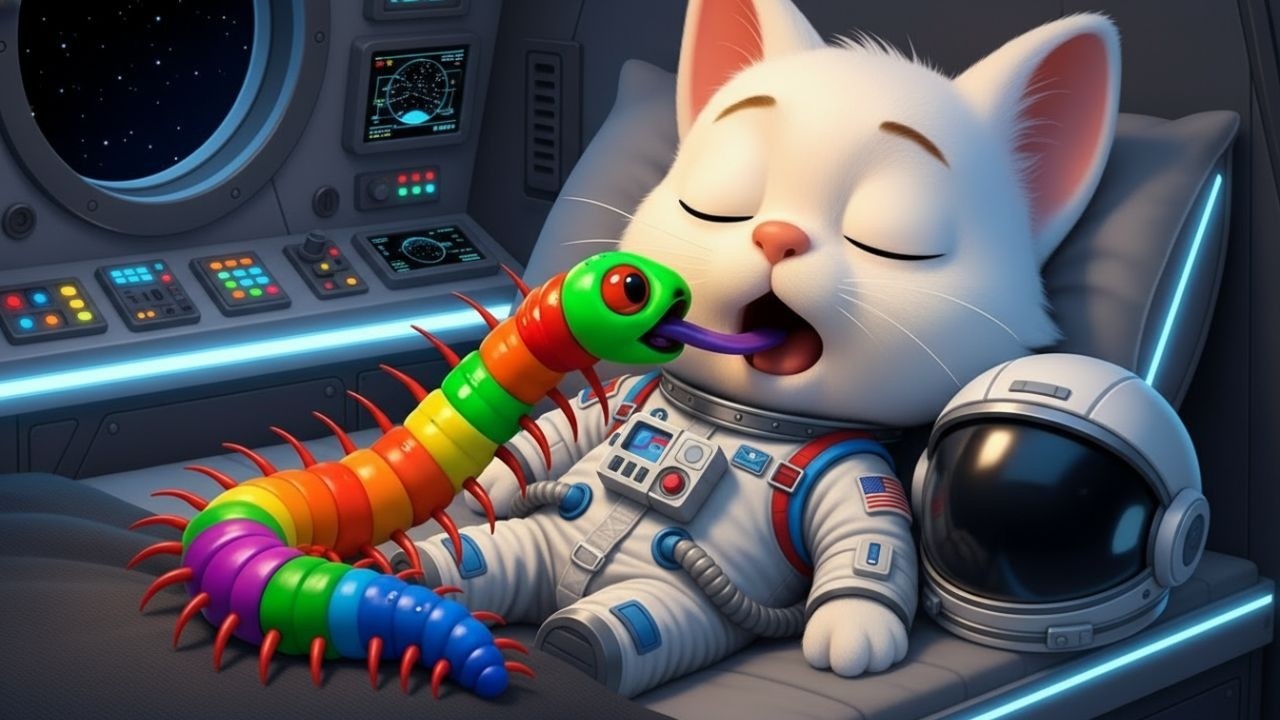 😱 OMG! 🪲 A Kitten Gets Attacked by an Alien Insect and Undergoes a Terrifying Transformation