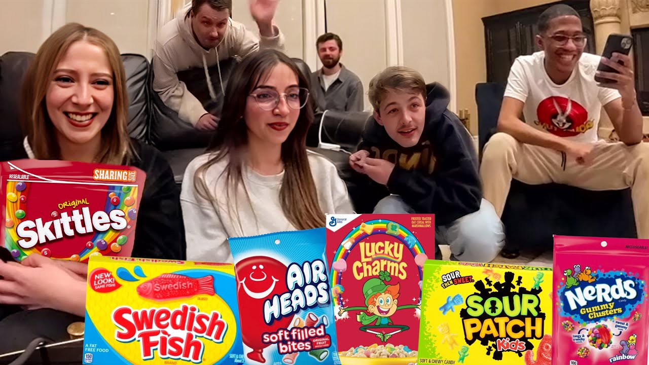 YOUNEY TRIES AMERICAN CANDY (ft. Ali, Chatterbox, Thio, Twinkles & Bozo)