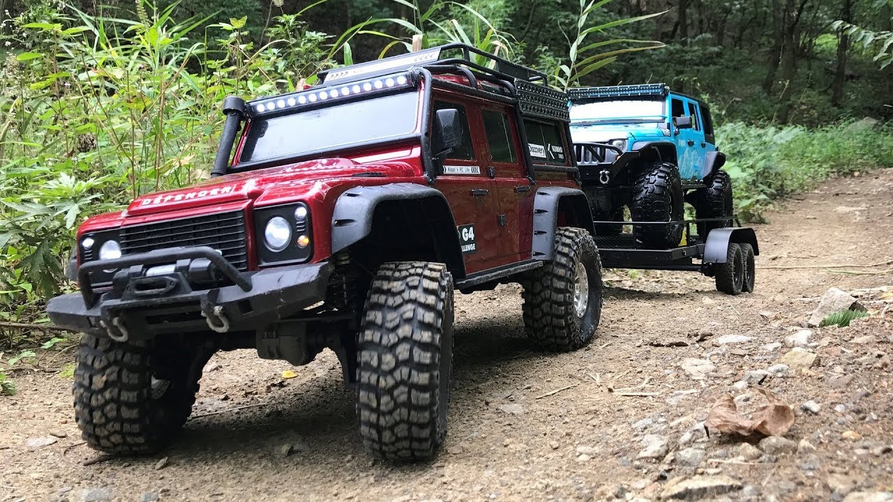 Traxxas TRX4 Defender | TRX4 Rubicon JK | Transportation And Rock Trail