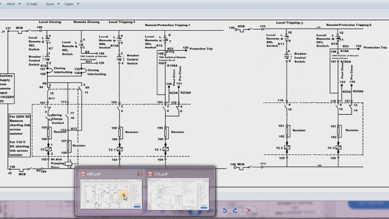 33 kV Circuit Breaker/Relay Panel Control Wiring&Interconnection&Wiring Schedule (Control wiring-7)