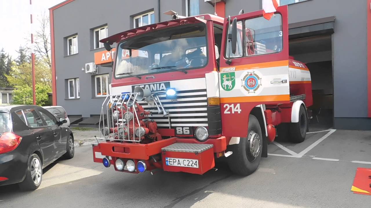 Alarmowo - 489[E]36 GCBA 8/28 Scania LB 86 OSP Lutomiersk